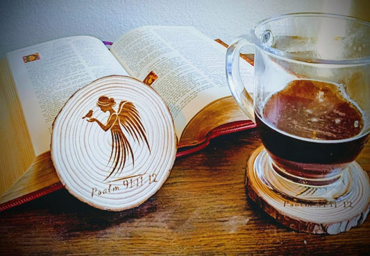 Angel Coaster - Set of 4